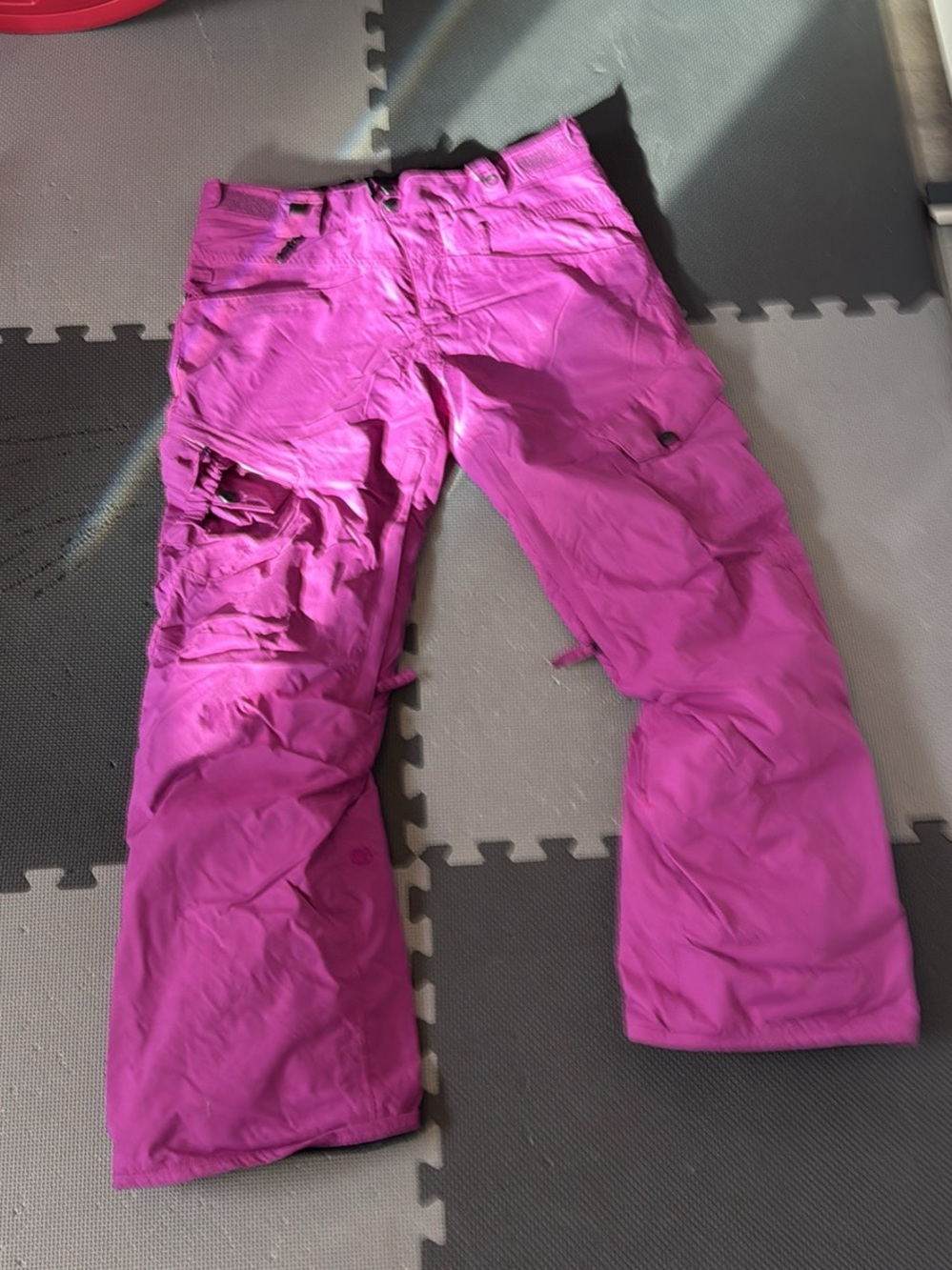 686 Bright Pink Cargo Snow Pants